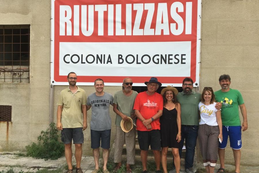 Riutilizzasi Colonia Bolognese| Stefano Benni in visita alla mostra “Storie di Colonia”
