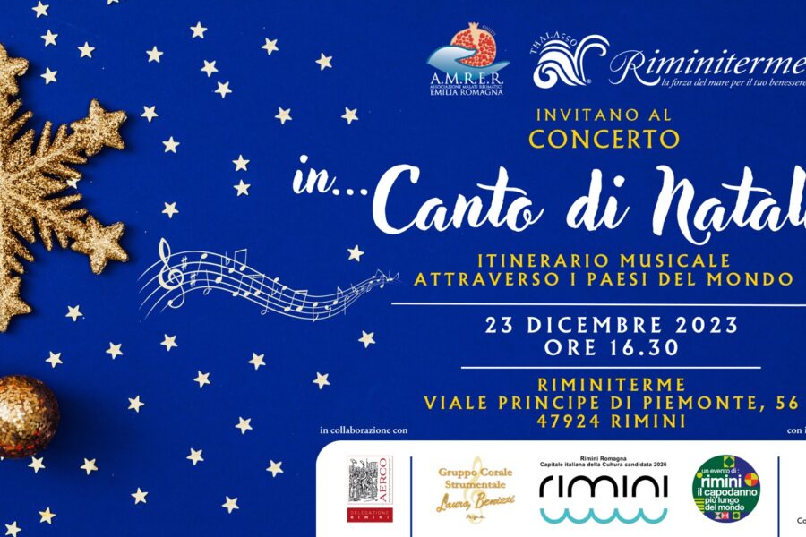 In… Canto di Natale sul palco di Riminiterme